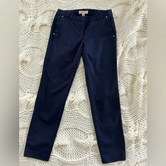 MICHAEL KORS Women’s Navy Pants Size 2 - Picture 2 of 6